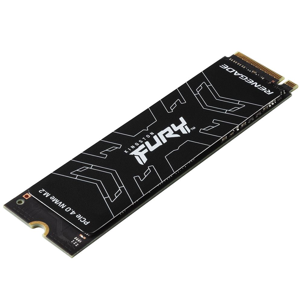 Твердотельный накопитель SSD Kingston FURY Renegade M.2 2280 SFYRS/1000G 1TBGB Client SSD PCIe 4.0 NVMe, 7300/6000, IOPS 900/1000K, MTBF 1.8M, 3D TLC, 1000TBW, 0.55DWPD, with Heat Spreader (5 лет), RT