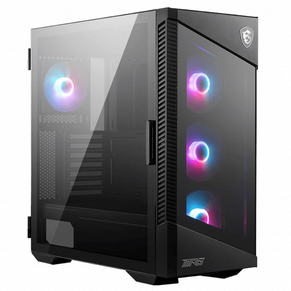 Корпус MSI MPG VELOX 100R 2xUSB 3.0, 1xType C, 4x120mm ARGB Fan, ARGB Control Board, Tempered Glass Window, Glass Front Panel, Brown Box (829315) (306-7G18R27-HH9)