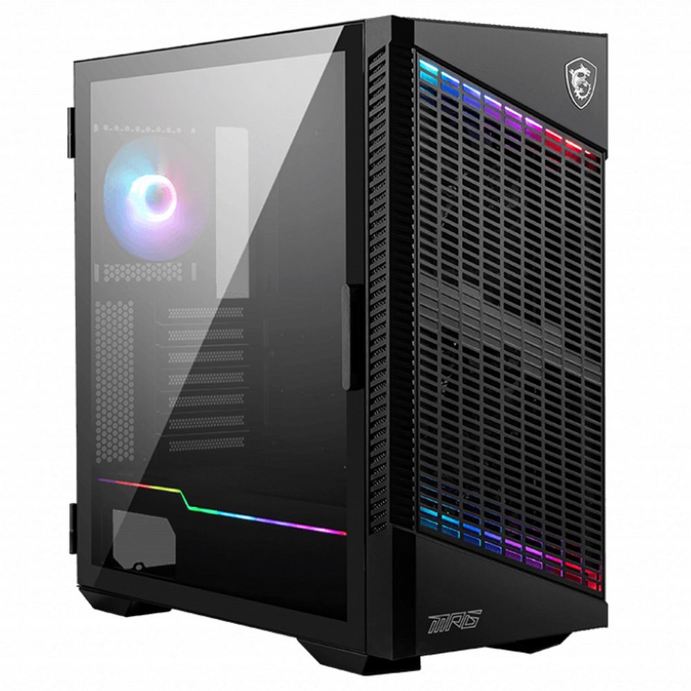 Корпус MSI MPG VELOX 100P AIRFLOW 2xUSB 3.0, 1xType C, 1x120mm ARGB Fan, 3x120mm Black Fan, ARGB Control Board, Tempered Glass Window, Plastic Mesh, Brown box (829292) (306-7G18P26-HH9)