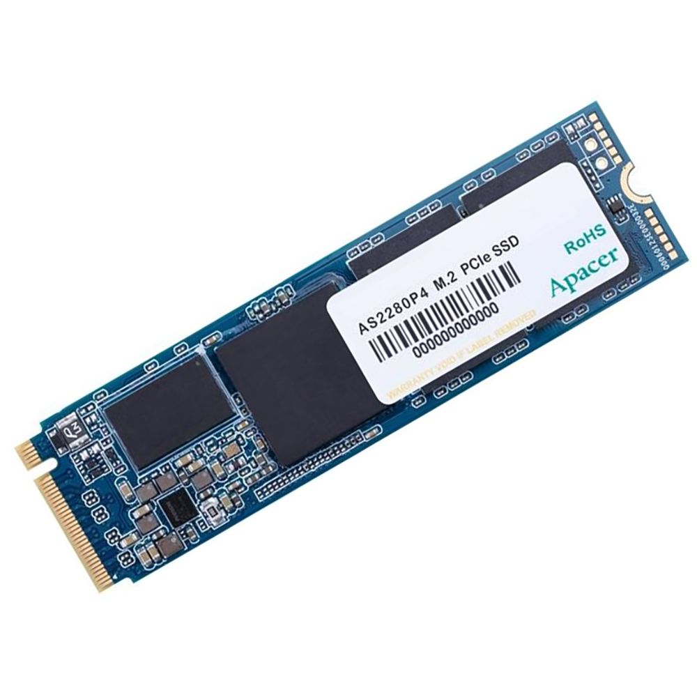 Твердотельный накопитель SSD Apacer AS2280P4U PRO 512GB M.2 2280 AP512GAS2280P4UPRO-1 Client PCIe Gen3x4 with NVMe, 3500/2300, IOPS 400/600K, MTBF 1.8M, 3D NAND, DRAM-lessMB, 350TBW, 0,37DWPD, Heat Si