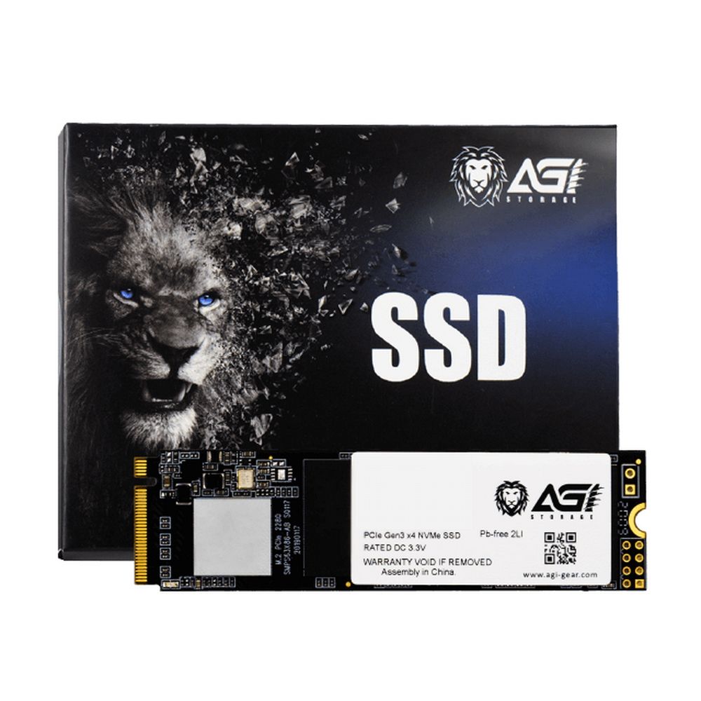 Твердотельный накопитель SSD AGI AI198 256GB M.2 2280   Client PCIe Gen3x4 with NVMe, 1936/1217, IOPS 92/241K, MTBF 1.6M, 3D TLC, 100TBW, 0,36DWPD, RTL{100} (610194) (AGI256G16AI198)