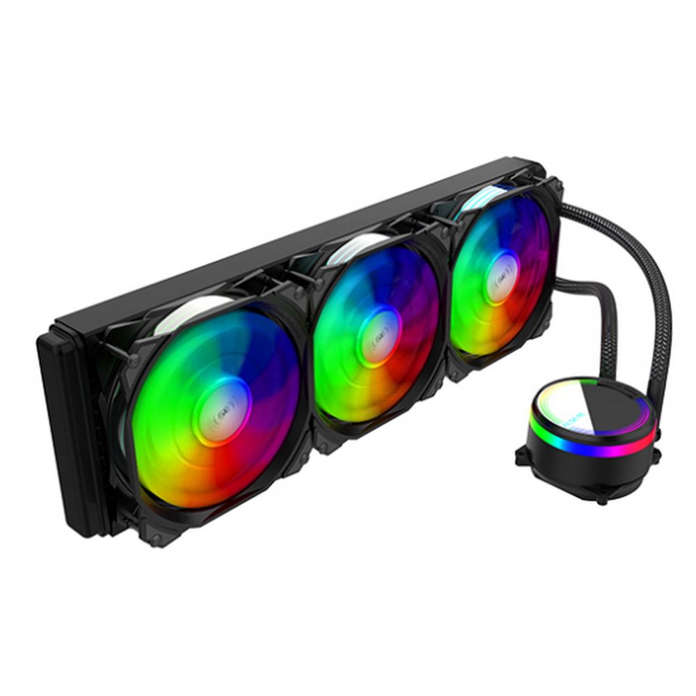 Жидкостная система охлаждения ALSEYE M360B 800-2000rpm, AURA SYNC/ ARGB CONTROLLER (874098) (AS.02.01.0045, AS.02.01.0002)