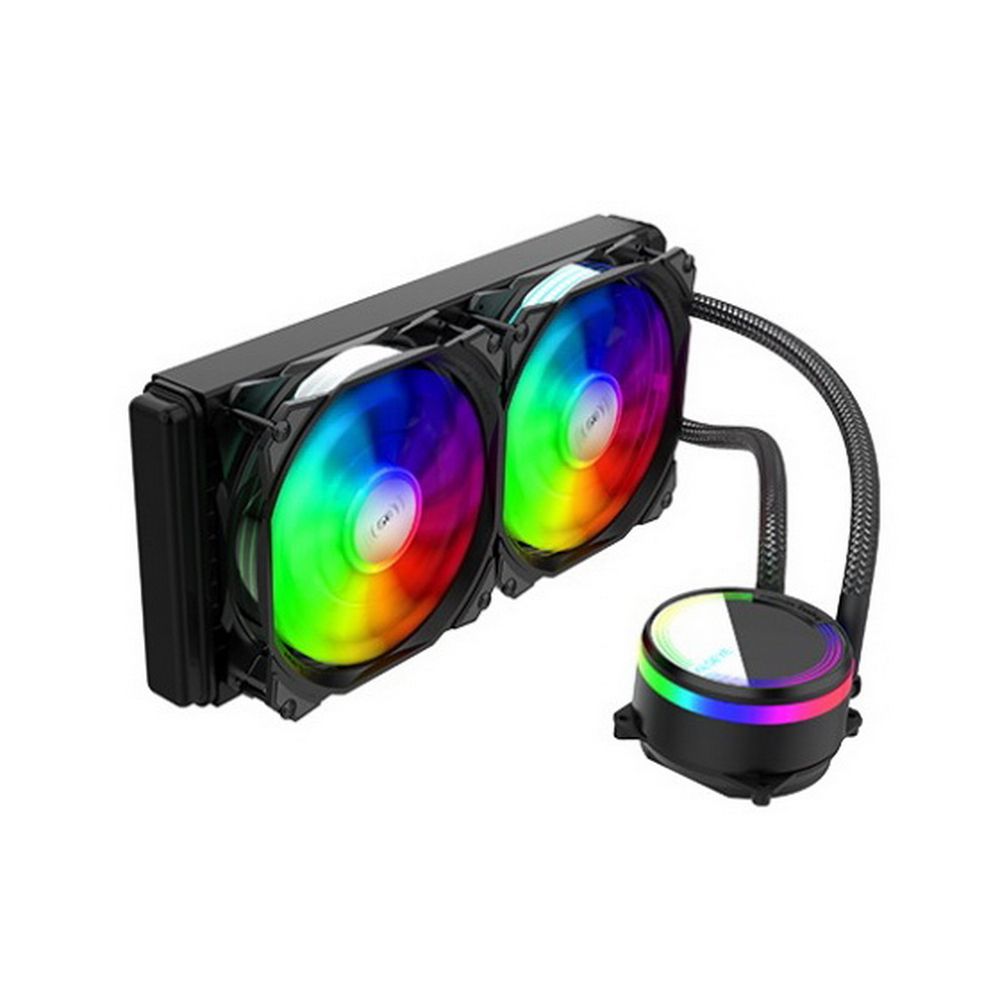 Жидкостная система охлаждения ALSEYE M240B 800-2000rpm, AURA SYNC/ ARGB CONTROLLER (874067) (AS.02.01.0047, AS.02.01.0006)