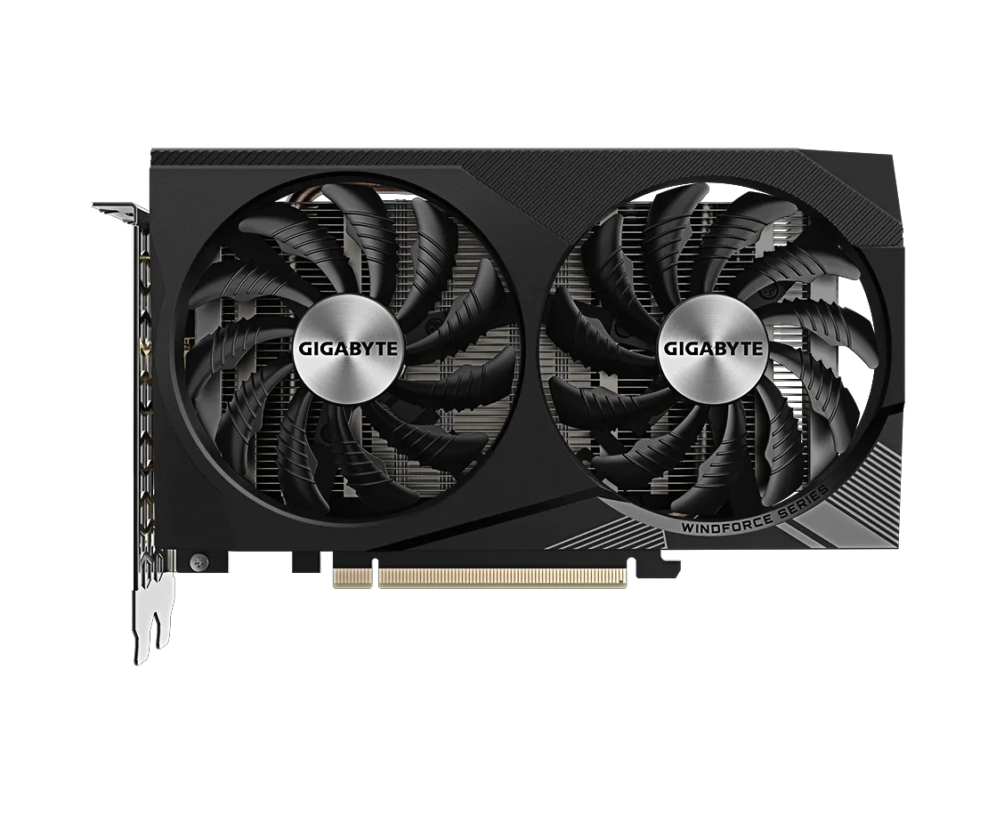 Видеокарта Gigabyte Nvidia Ge Force RTX 3050 (GV-N3050 WF2 OCV2-8 GD) PCI-E 4.0 8192 Mb 128 GDDR6 1792/14000 HDM Ix2 D Px2 HDCP Ret