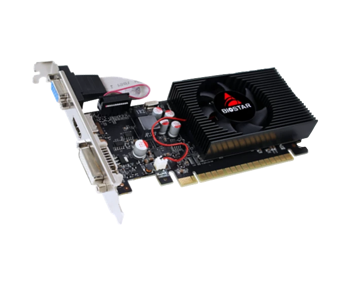 Видеокарта Biostar Nvidia Ge Force GT 730 GT730-4 GB D3 LP (VN7313 TH41) PCI-E (GF108) 4 Gb 128bit GDDR3 700/1333 DV Ix1 HDM Ix1 CR Tx1 HDCP Ret low profile