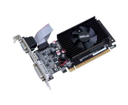 VGA NINJA Ge Force GT210 1 GB 64bit GDDR3 (589-1402/1333) D-Sub/DVI/HDMI (NK21 NP013 F)