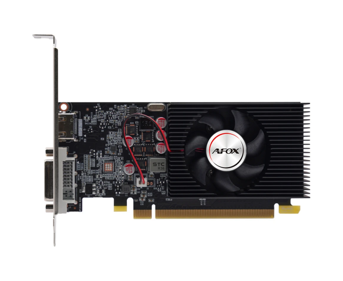 Видеокарта Afox GT1030 4 GB (AF1030-4096 D4 L2) GDDR4 64bit DVI HDMI 1 Fan LP RTL