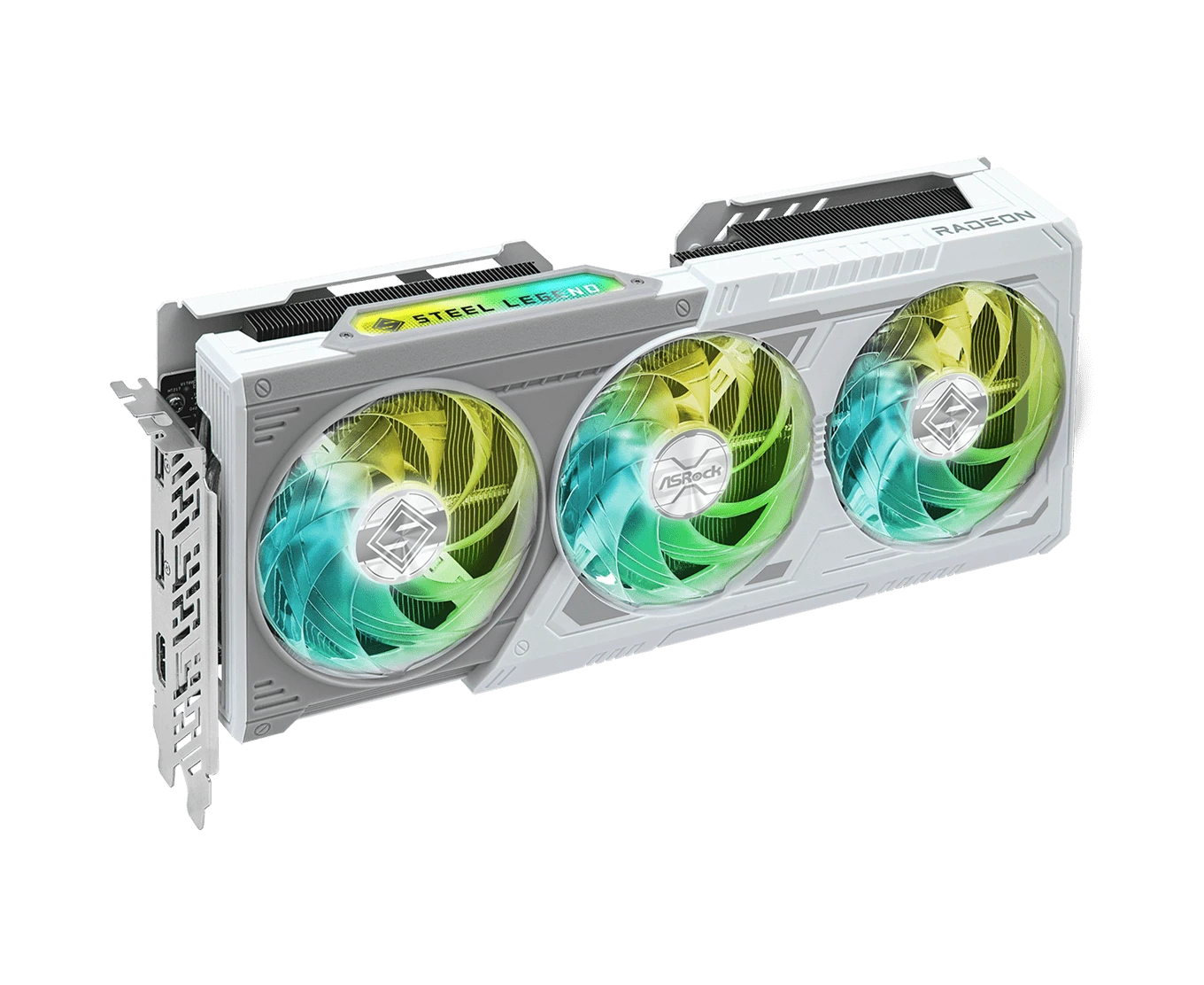 Видеокарта AS Rock AMD Radeon RX 9060 XT Steel Legend 16 ГБ (RX9060 XT SL 16 GO), GDDR6, OC, Ret