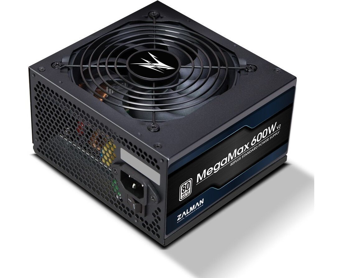 Блок питания Zalman 600 W Mega Max ZM600-TXII ATX, 20+4 pin, 120mm fan, 3x SATA