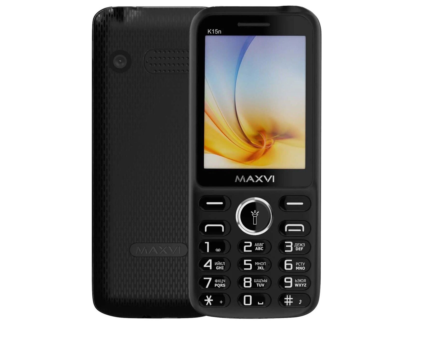 Мобильный телефон Maxvi K15n Black