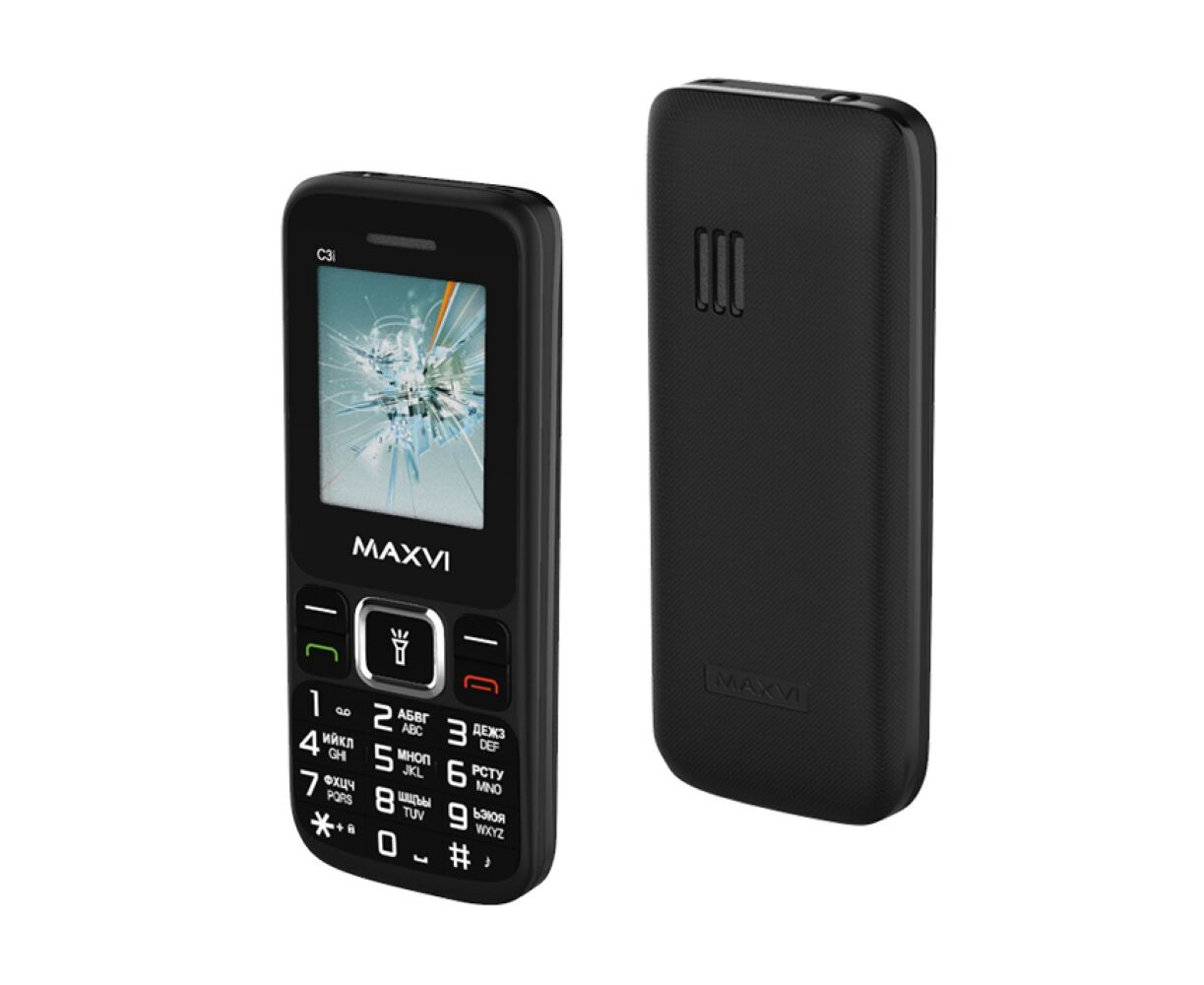 Мобильный телефон Maxvi C3i Black без З/У