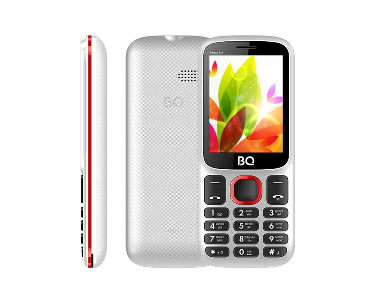 Мобильный телефон BQ 2440 Step L+ White+Red