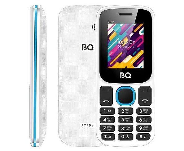 Мобильный телефон BQ 1848 Step+ White+Blue