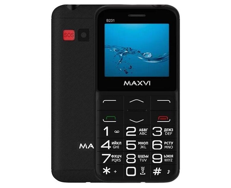 Мобильный телефон MAXVI B231 black