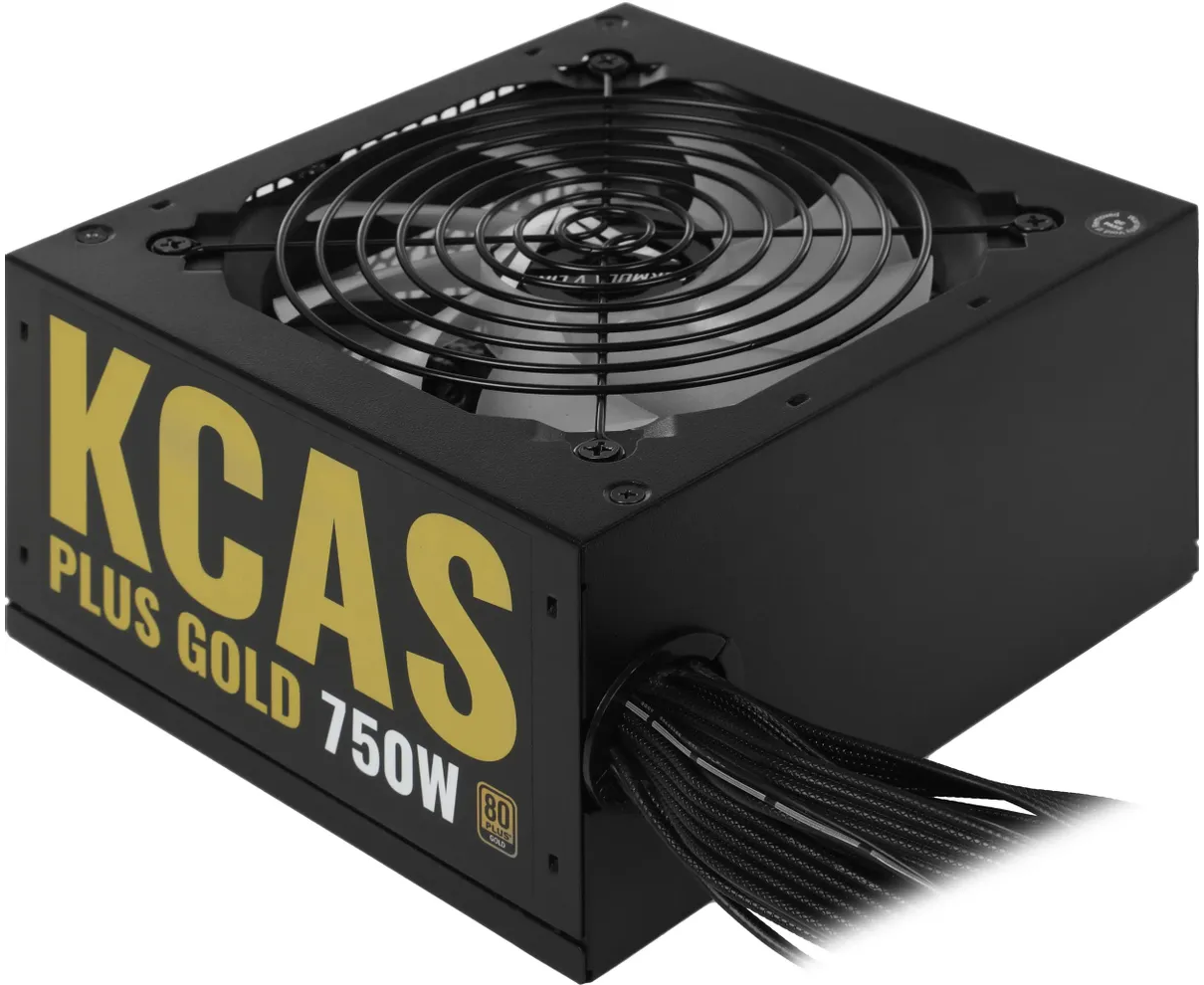 Блок питания Formula AC KCAS Plus Gold ATX 750 W RGB (KCAS Plus 750 G) 80+ gold (20+4pin) APFC 120mm fan color LED 8x SATA RTL