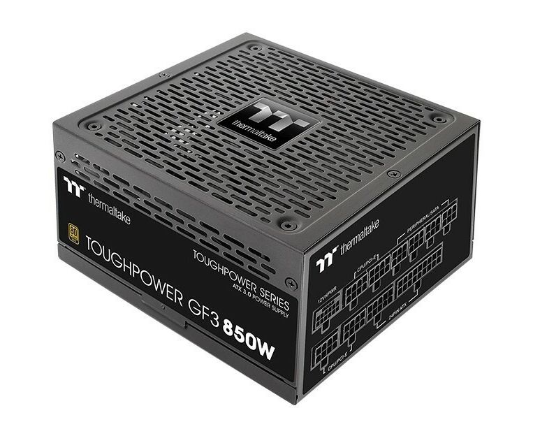 Блок питания Thermaltake Toughpower GF3 850 TPD-0850 AH3 FCG (PS-TPD-0850 FNFAGE-4) 850 W, 80 Plus Gold, Fully Modular (12+4 pin PC Ie Gen 5)