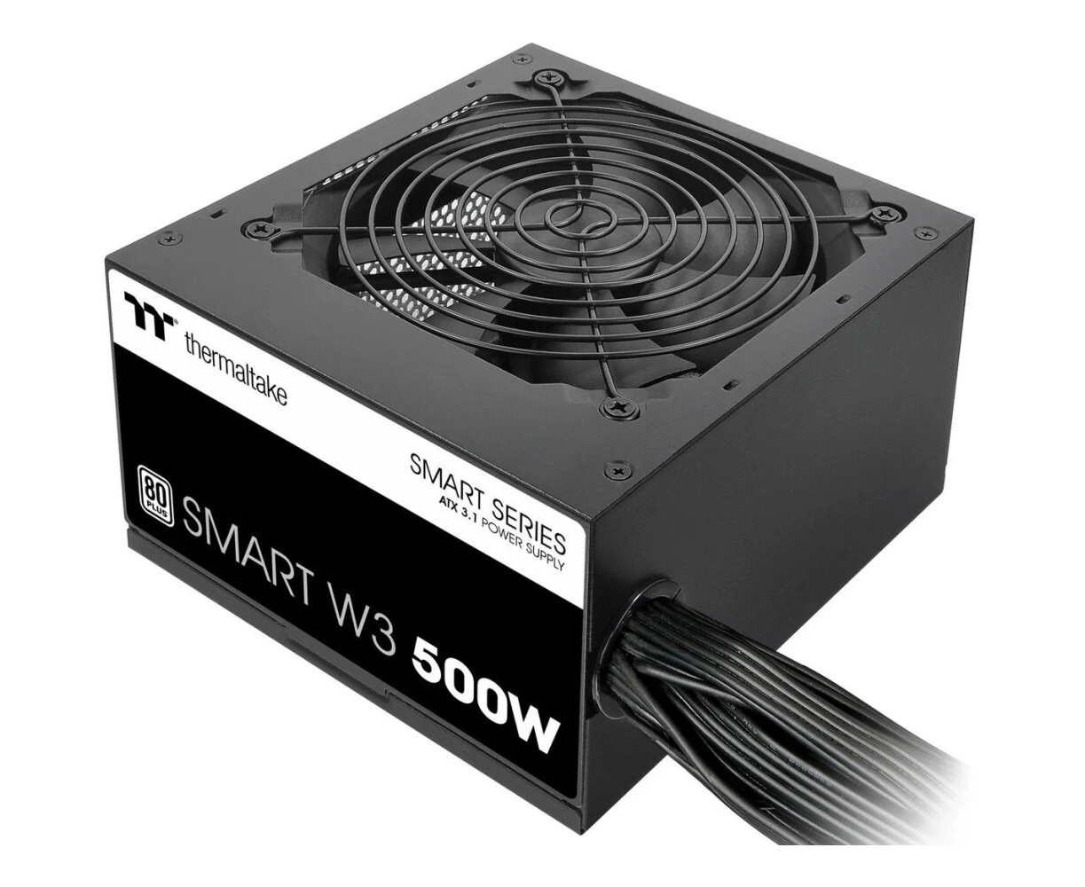Блок питания Thermaltake Smart W3 500 (PS-SPW-0500 NNFAWE-1) /Non Modular/Non Light/Full Range/Analog/80 Plus/EU/Non JP CAP