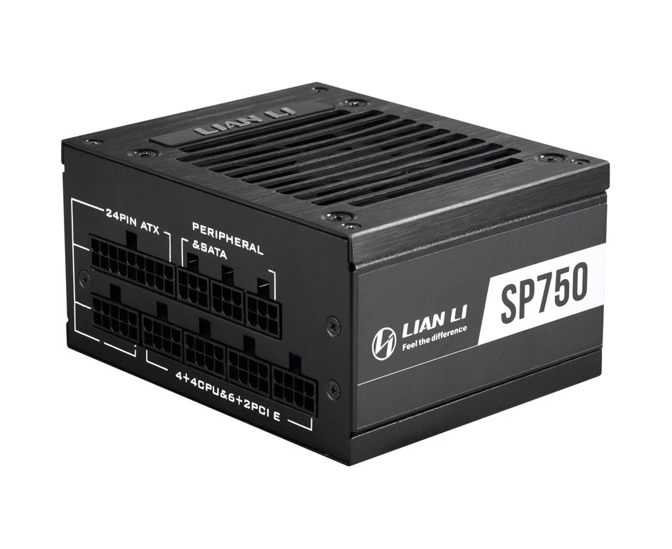 Блок питания Lian Li SP750 Black (G89.SP750 B.00 EU) 750 W (SFX, 20+4 pin, 92mm fan, PCI-E 6+2 Px2, 4x SATA)
