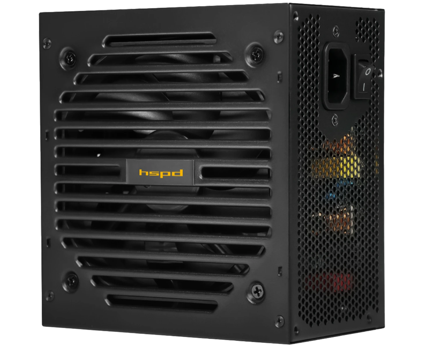 Блок питания HSPD HSI-600 BS-BK 600 W 80+ Bronze (ATX, 2.31, Semi-modular, 1x24(20+4)pin 550mm, 1x CPU*2 8(4+4)pin 600+150mm, 1x PC Ie*2