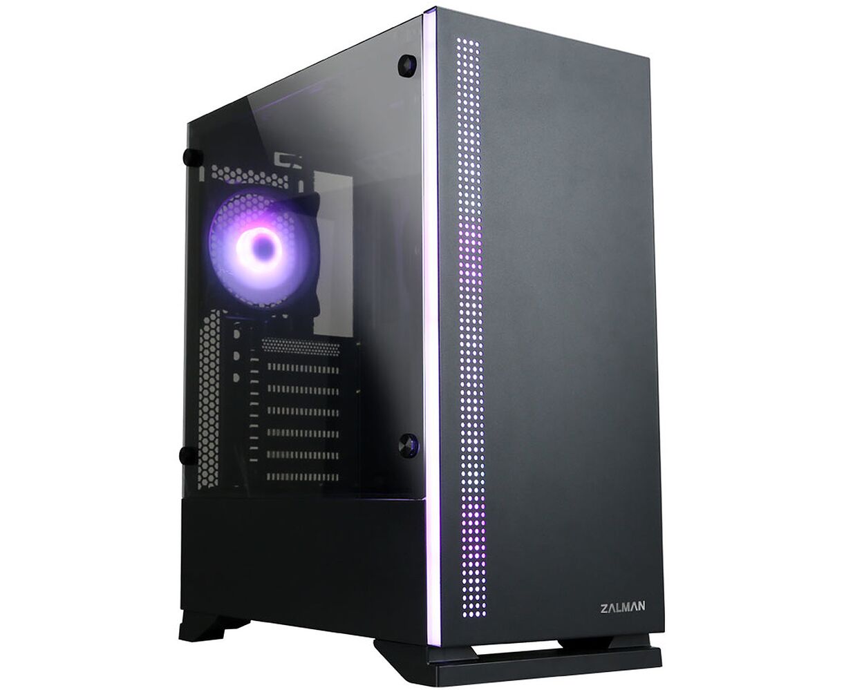Корпус Zalman S5 черный без БП ATX 6x120mm 2x140mm 2x USB2.0 1x USB3.0 audio bott PSU