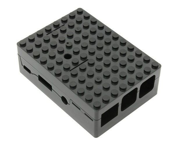 Корпус ACD RA182 black для микрокомпьютера Raspberry Pi 3 Black ABS Plastic Building Block case for Raspberry Pi 3