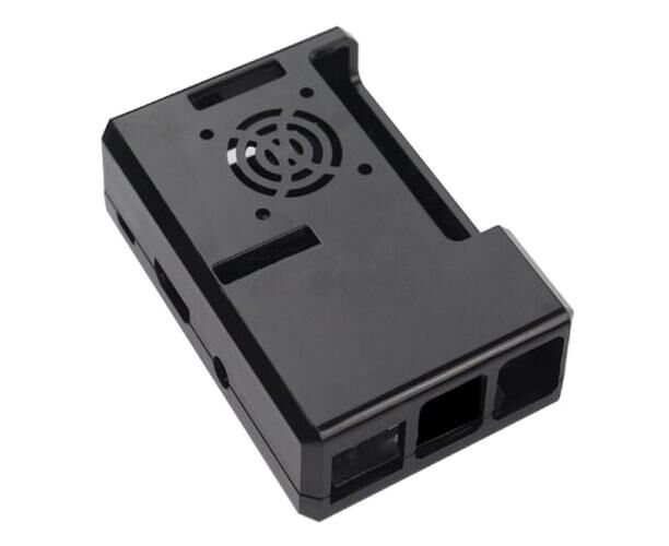 Корпус ACD RA187 Black ABS Plastic Case w/GPIO port hole and Fan holes for Raspberry Pi 3