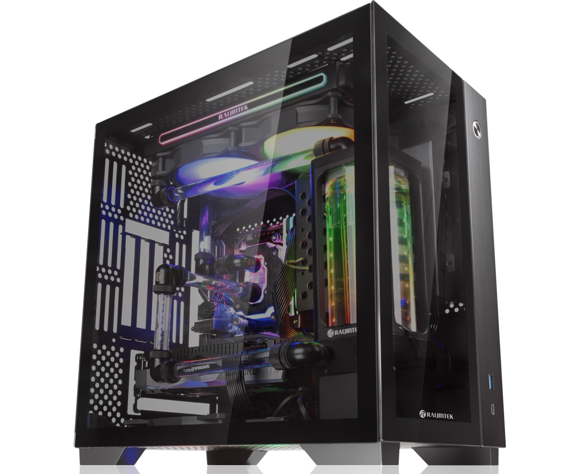 Корпус Raijintek Paean MINI 0 R20 B00213 black, Mini-ITX, for psu ATX PS/2, USB3.0x2, USB2.0x2, HD Audiox1