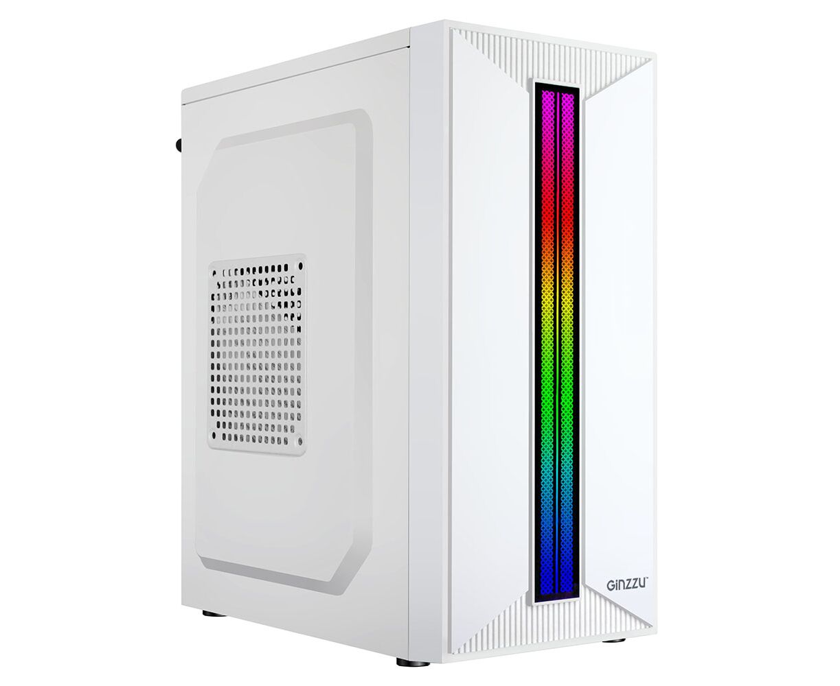 Корпус Ginzzu B380 2*USB 2.0,AU RGB