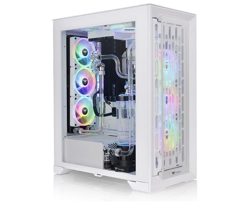 Корпус Thermaltake CTE T500 TG ARGB белый (CA-1 X8-00 F6 WN-01) без БП ATX 3x140mm 2x USB3.0 1x USB3.1 audio bott PSU