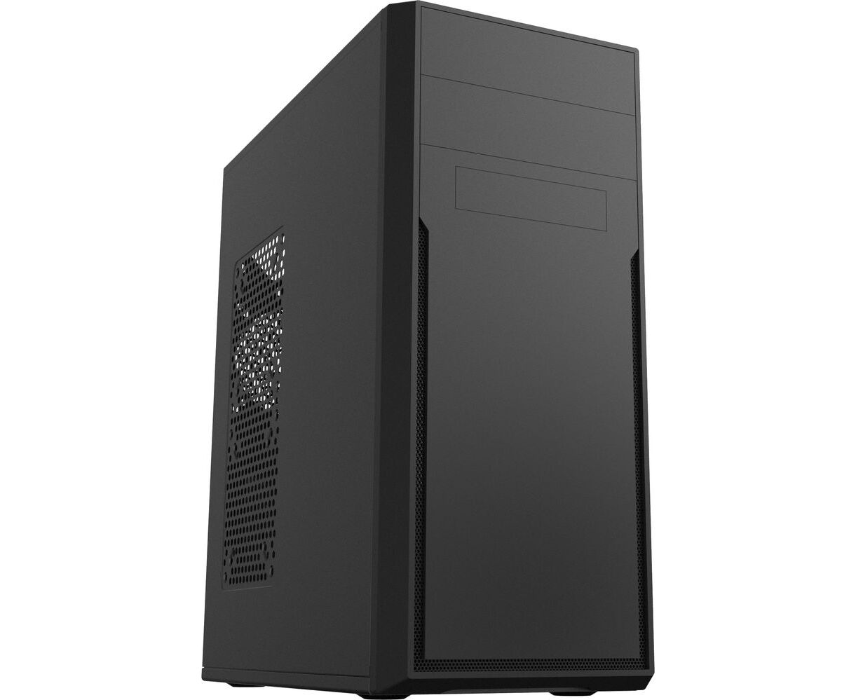 Корпус Foxline FL-302-FZ500 R ATX case, black, w/PSU 500 W 12cm, w/2x USB2.0, w/pwr cord, w/o Fan