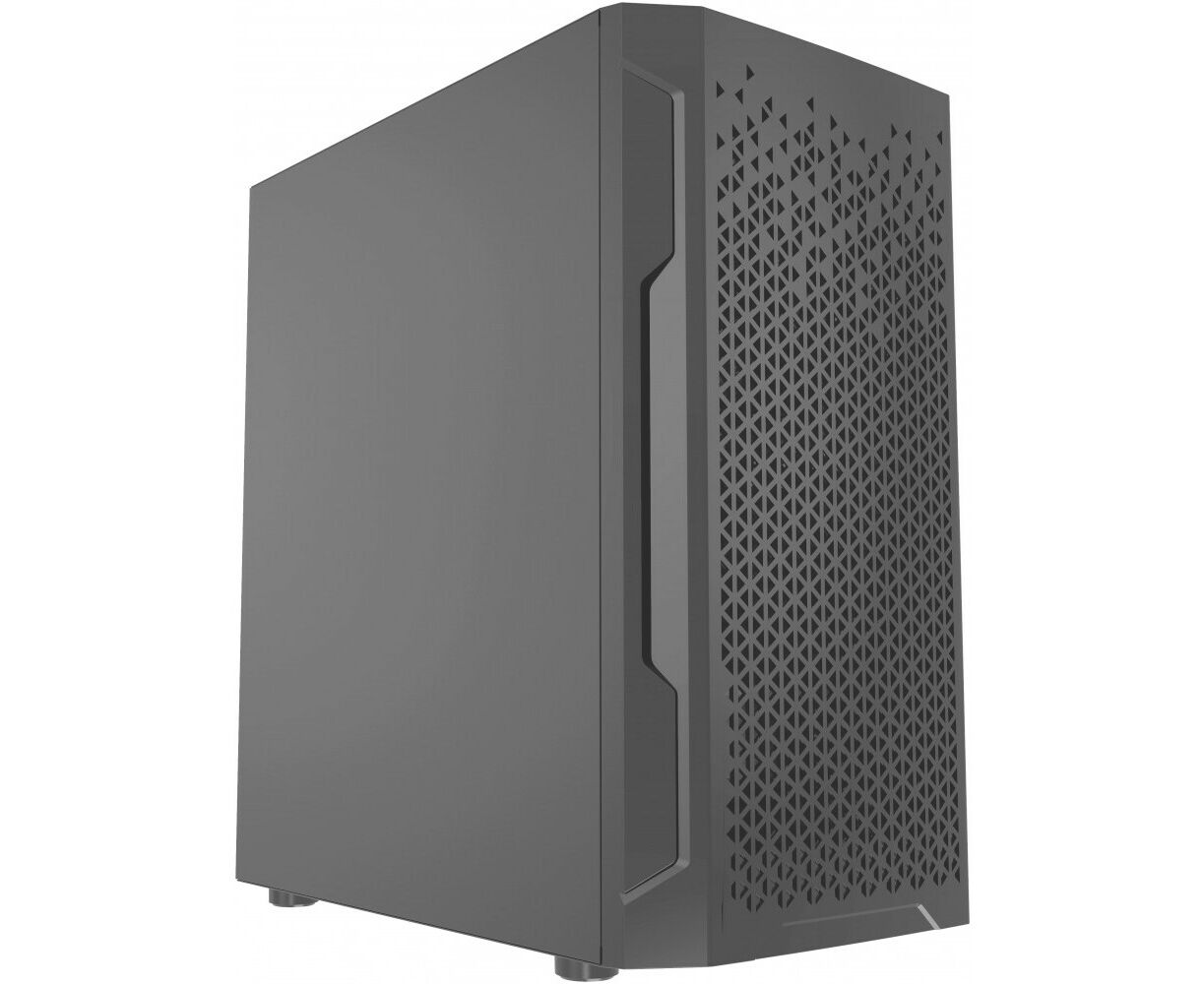 Корпус Powercase Mistral Micro Z2 B SI (CMIMZB-F2 SI) Non Window, Mesh, 2x 120mm fan, чёрный, m ATX