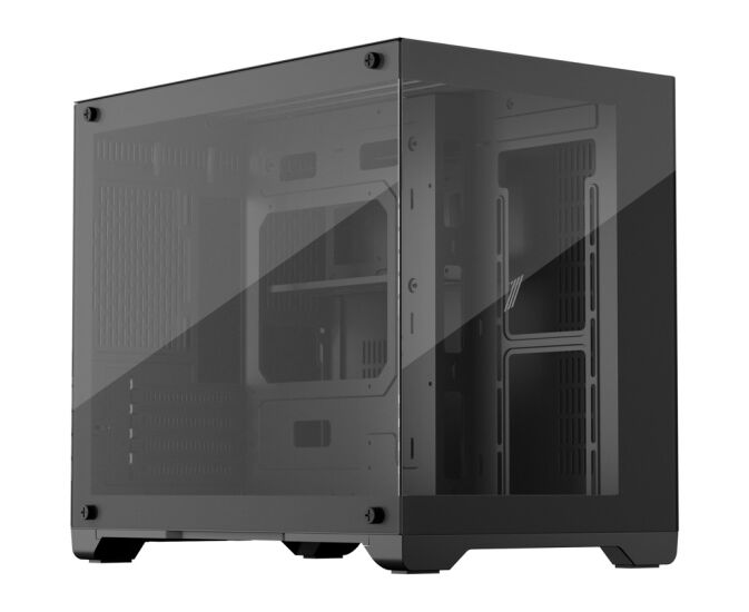 Корпус 1 STPLAYER Megaview MV6-T Black (MV6-TP-BK) m ATX
