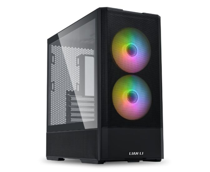 Корпус Lian Li Lancool 207 / Black / (G99.LAN207 RX.10 RS) Mid-Tower, TG / 2x 140mm ARGB + 2x 120mm non LED fans inc.