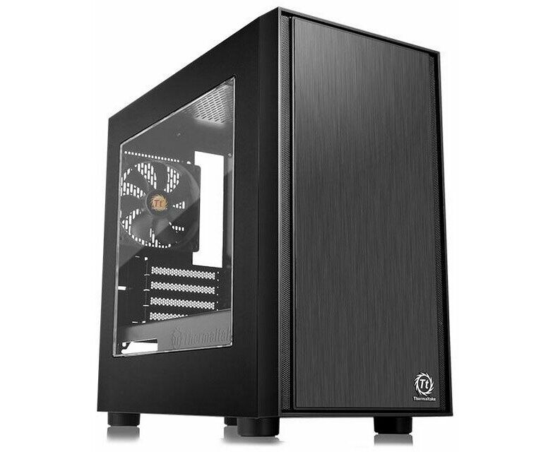 Корпус Thermaltake Versa H17 window (CA-1 J1-00 S1 WN-00) черный без БП m ATX 2x USB2.0 1x USB3.0 audio bott PSU