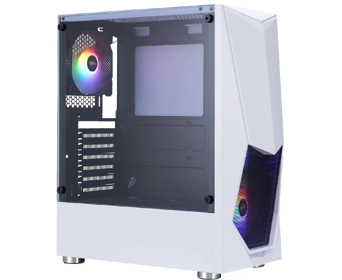 Корпус 1 STPLAYER DK DK-3 White (DK-3-WH-4 F1) / ATX / 4x120mm FRGB fans