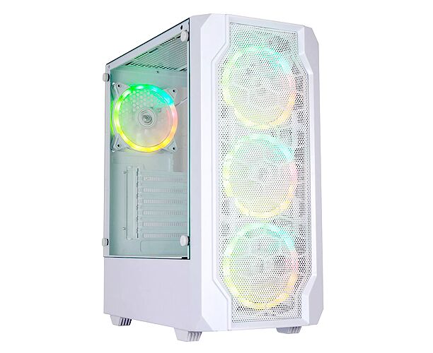 Игровой корпус: De Tech DT-8010 White (RGB LED)