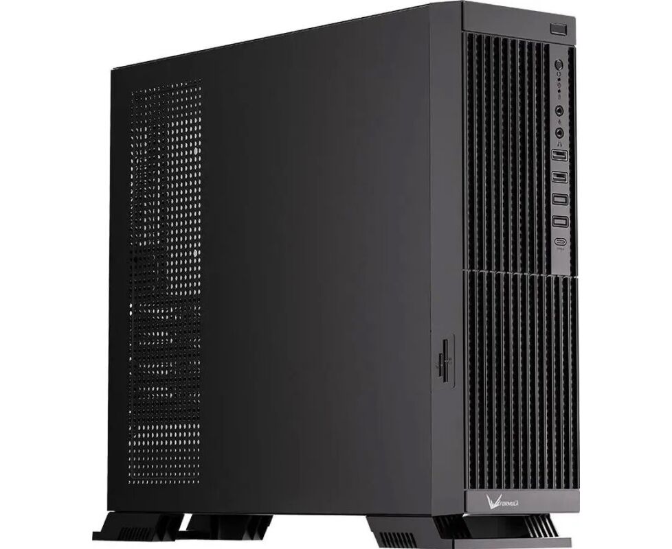 Корпус Formula SFF T11 черный без БП m ATX 1x80mm 2x USB2.0 2x USB3.0 1x USB3.1 audio