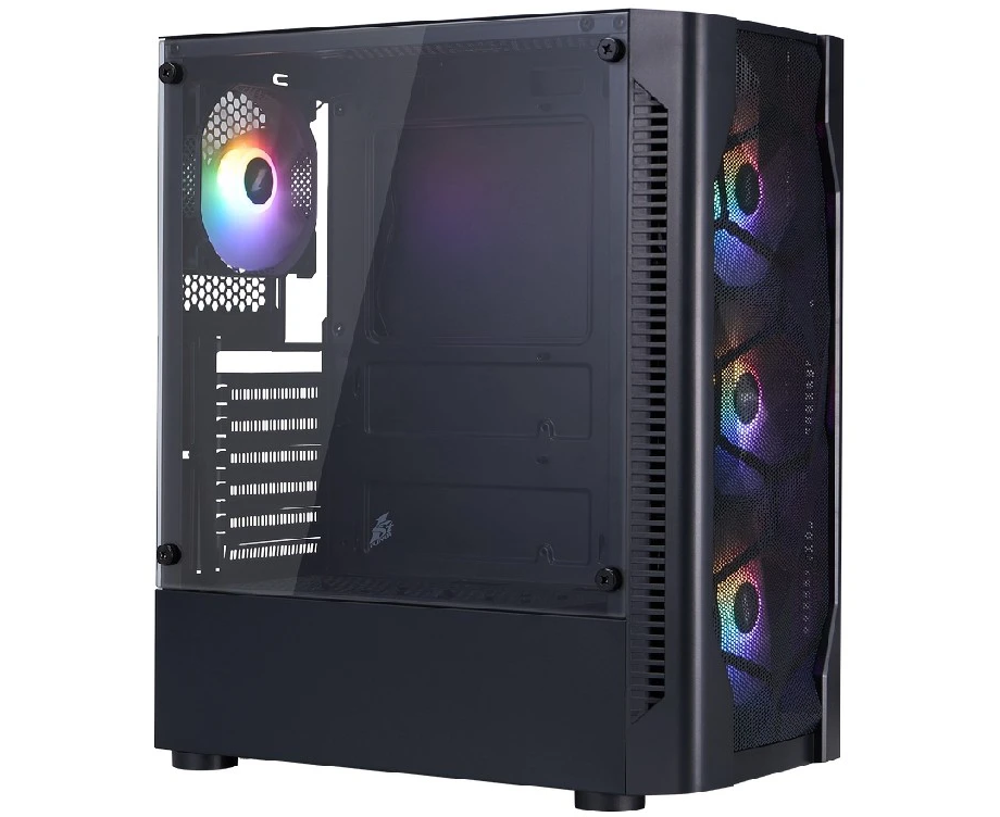 Корпус 1 STPLAYER DK D4 Black (D4-BK-4 F1) / ATX / 4x120mm FRGB fans