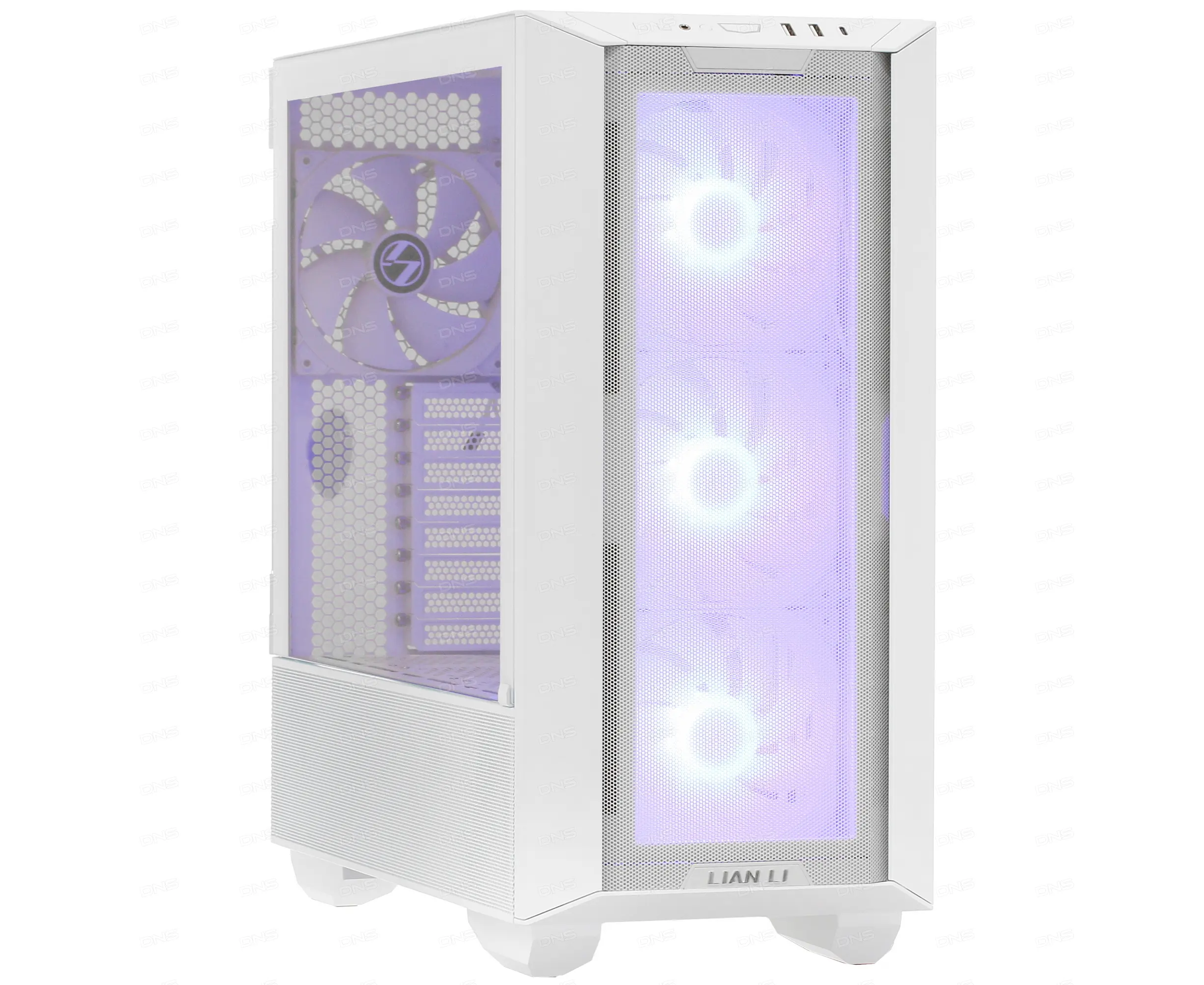 Корпус Lian Li Lancool III RGB (G99.LAN3 RW.10 R) / White / Mid-Tower, TG / 3x 140mm ARGB + 1x 140mm non LED fans inc.