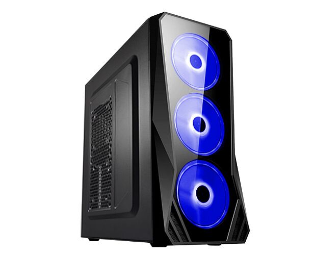 Игровой корпус: De Tech C3148 S USB2.0 Blue