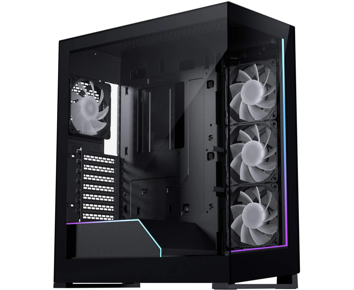 Корпус PHANTEKS NV5 S (PH-NV523s_DBK01) Black, Digtial RGB Lighting, 4x120mm ARGB Fan, без БП, Tempered Glass, Mid-Tower