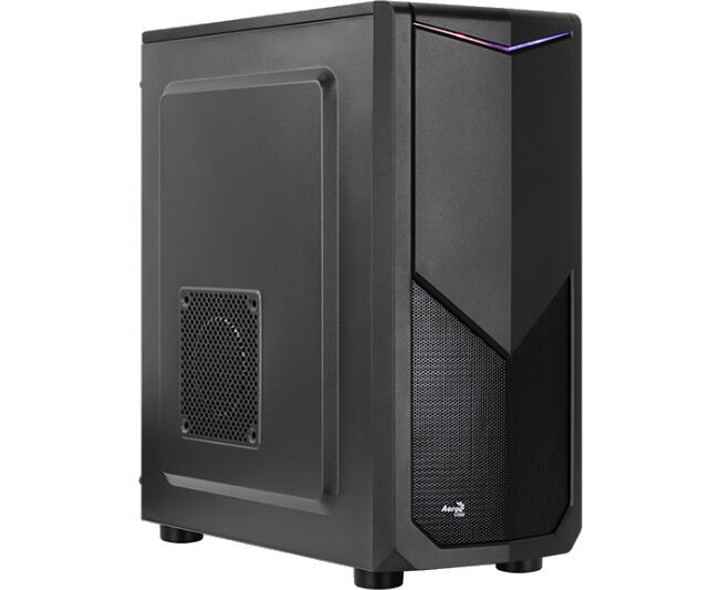 Корпус Aerocool Tomahawk-S-BK-v4, ATX, без БП, 202x440.5x399мм (ШxГxВ), USB2.0 x2