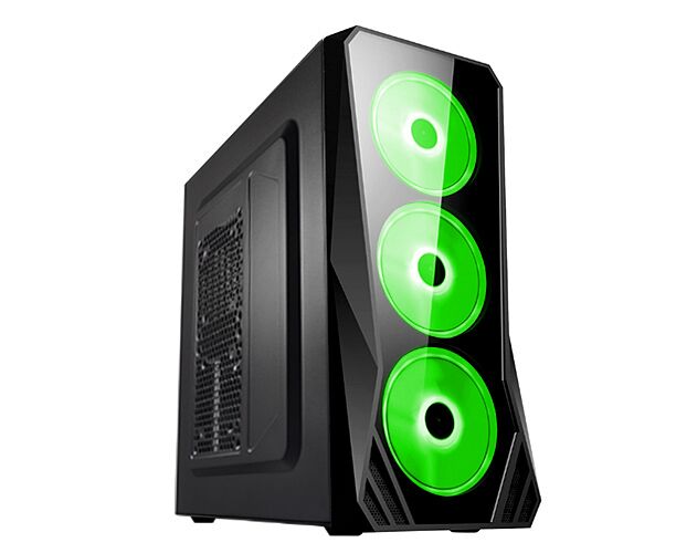 Игровой корпус: De Tech C3148 S USB2.0 Green