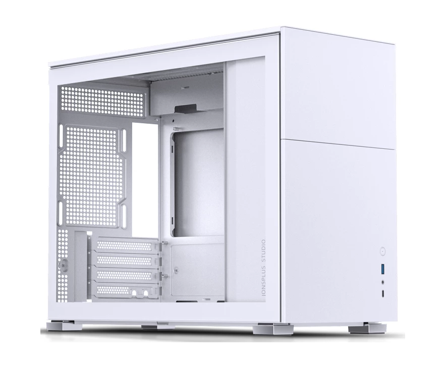 Корпус JONSBO D31 STD White без БП, боковая панель из закаленного стекла, mini-ITX, micro-ATX, белый
