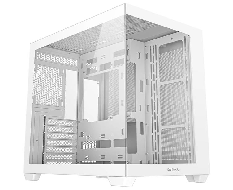 Корпус Deepcool CG530 WH (R-CG530-WHNDA0-G-1) белый без БП ATX 2x120mm 2x140mm 2x USB2.0 1x USB3.0 audio bott PSU