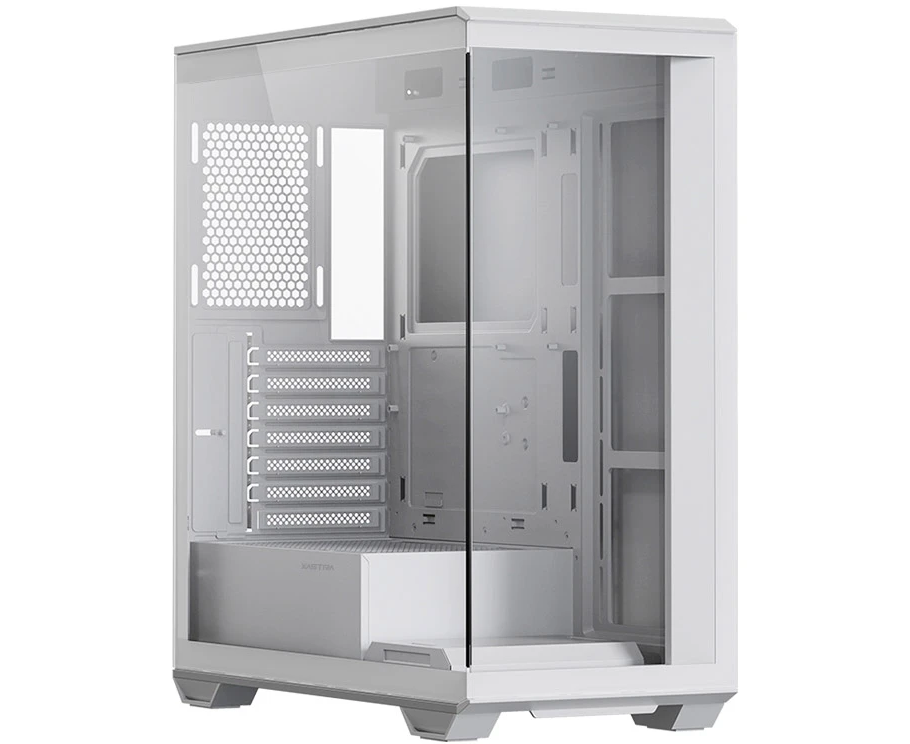 Корпус XASTRA Q600-0 F White (Q600-0 F-WH) ATX/Aquarium/Screewless/no fans