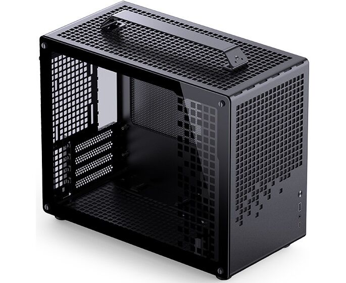Корпус JONSBO Jonsplus Z20 Black без БП, боковая панель из закаленного стекла, mini-ITX, micro-ATX, черный