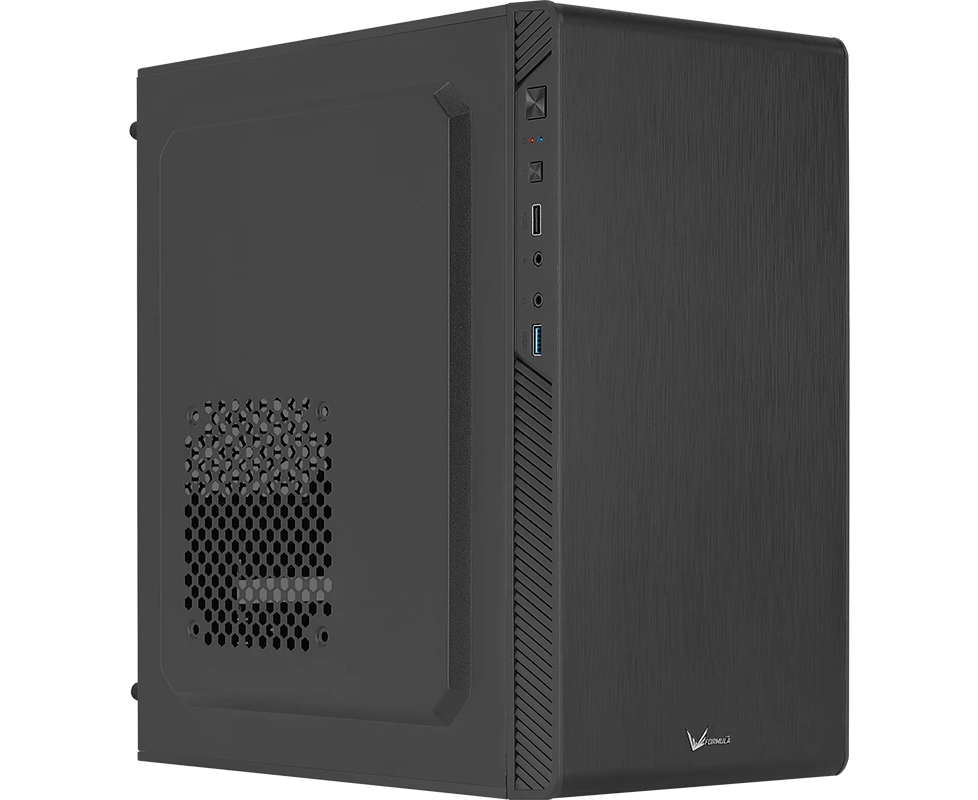Корпус FORMULA CS-106-S-BK-V1 black Mini Tower (m ATX, без БП, 2x USB Type-A)