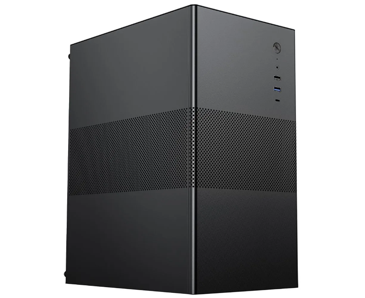 Корпус ACD Coffer 109 B (MO-SI100-00) m ATX, Type-C + USB3.0 + USB ports + HD audio combo, Mesh, Black.