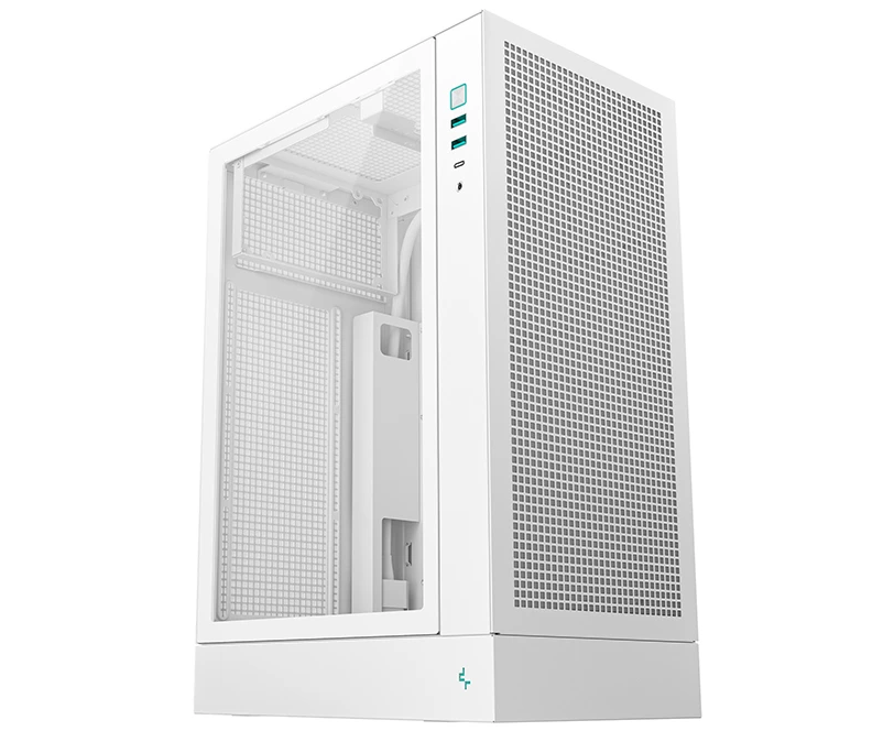 Корпус Deepcool CH170 Plus WH без БП, белый, Micro ATX/Mini-ITX